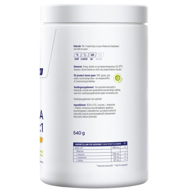 Vitakruid BCAA 4:1:1 Tropical Post-Workout- 540gr