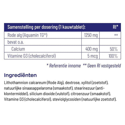 Vitakruid Calcium 400 & D3 Voor het hele gezin - 90pcs