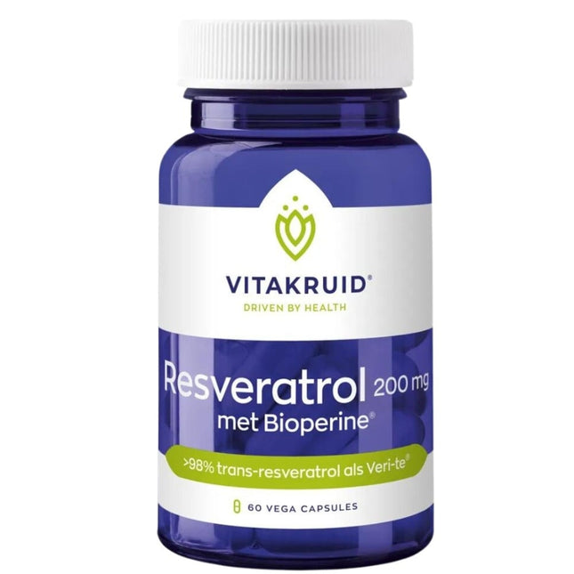 Vitakruid Resveratrol 200 mg met Bioperine® - 60pcs