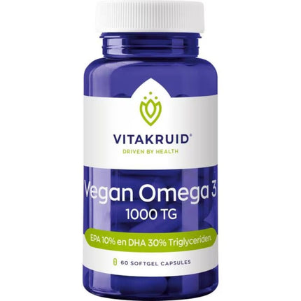 Vitakruid Vegan Omega-3 1000 TG Capsules