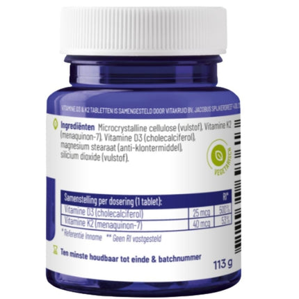 Vitakruid Vitamine D3 & K2 25mcg | 40mcg - 90pcs