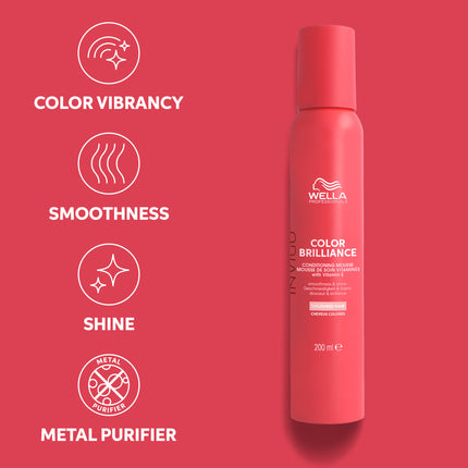 Wella Invigo Color Brilliance Vitamin Mousse - 200ml