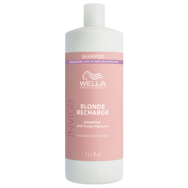 Wella Invigo Color Recharge Blonde Shampoo - Cool