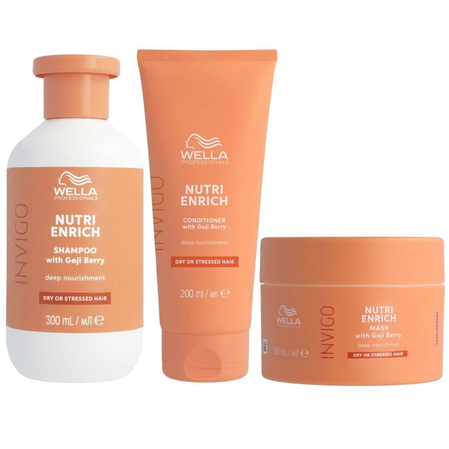 Wella Invigo Nutri Enrich Deep Nourishing de Luxe Set - 250+200+150ml