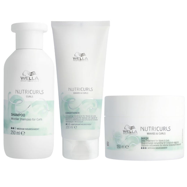 Wella Nutri Curls Luxe Set - 250+200+150ml