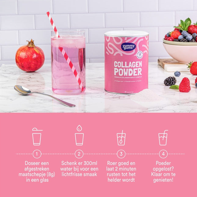 Yummygums Collagen Powder Lemonade  - 240gr