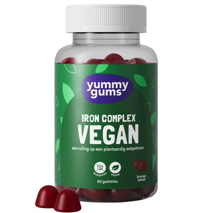 Yummygums Iron Vegan Complex Gummies - 60pcs