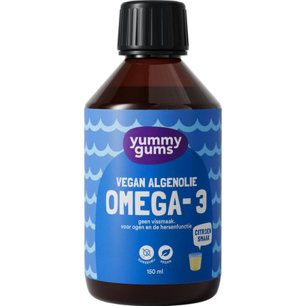 Yummygums Vegan Omega 3 uit Algen Vloeibaar - 150ml