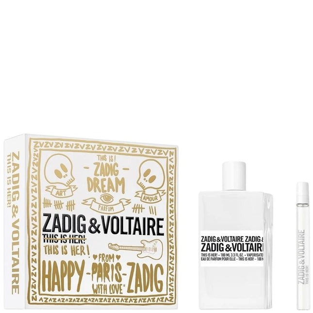 Zadig & Voltaire This is Her! Eau de Parfum Giftset - 100ml+10ml