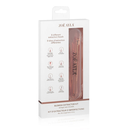 Zoe Ayla Comedonen Drukkers/Mee-eter Verwijderaars in Case - 4st