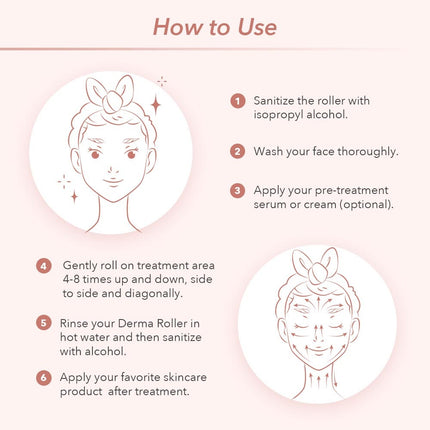 Zoe Ayla Microneedling Derma Roller - 0.5mm