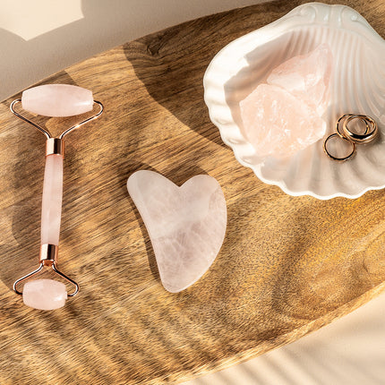Zoe Ayla Rose Quartz Gua Sha