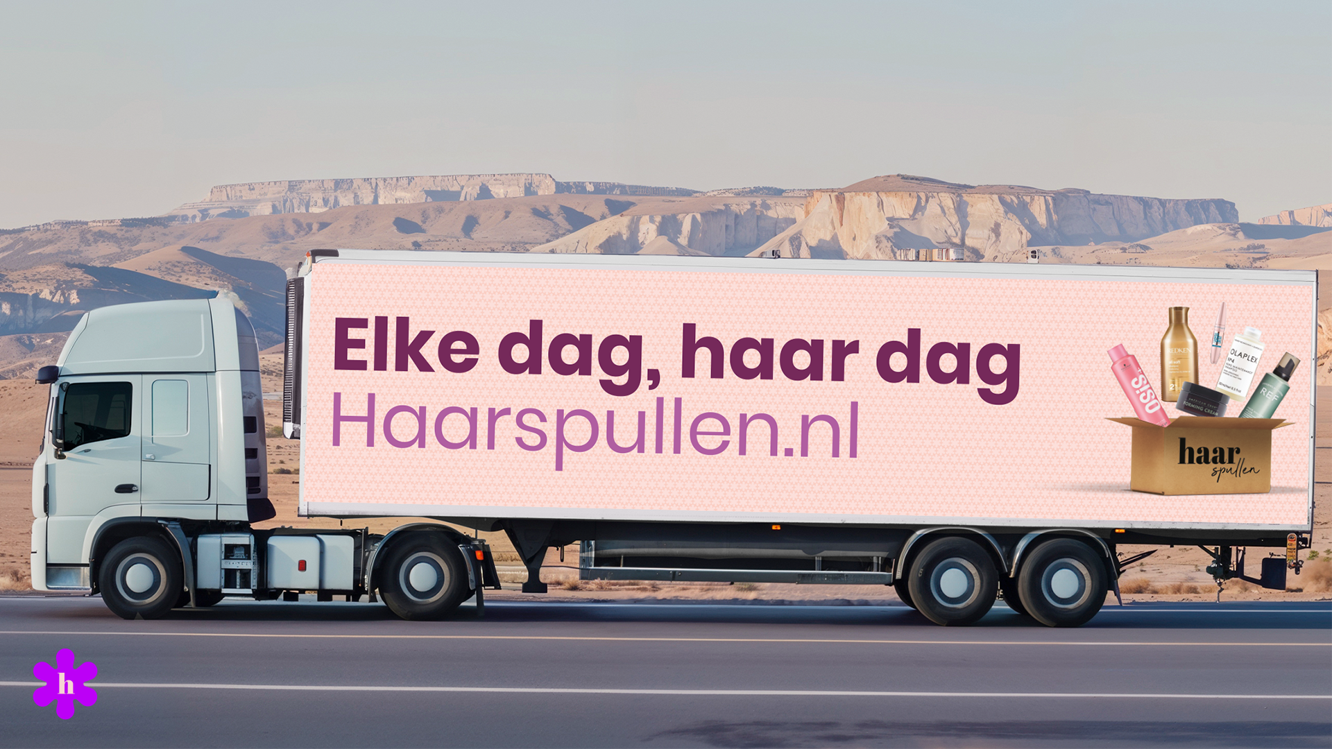 Heb jij ‘m al gespot? Onze nieuwe Haarspullen vrachtwagens rijden rond!