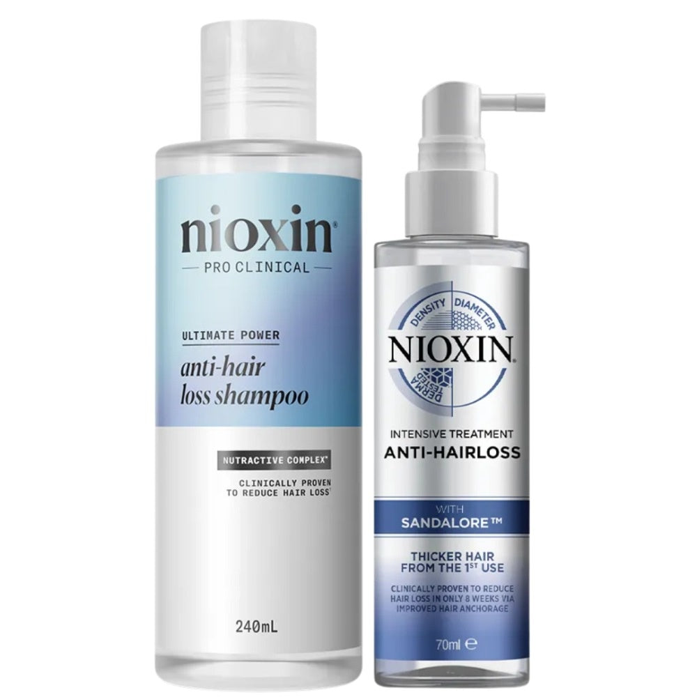 Nioxin Anti-Hairloss Shampoo en Serum Haarspullen