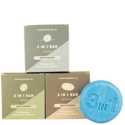 Shampoobars 3 in 1 bars