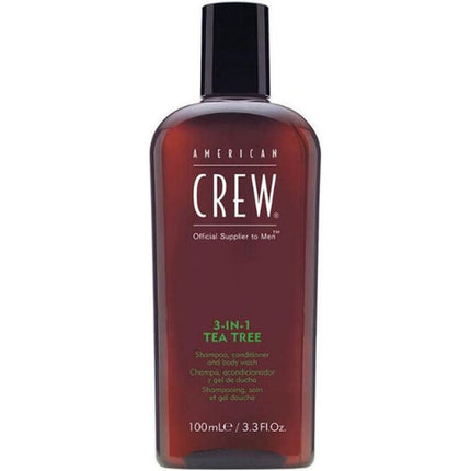 American Crew 3-in-1 Tea Tree shampoo, conditioner, body wash