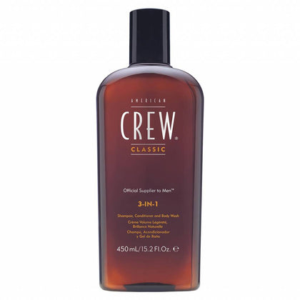 American Crew Classic 3-in-1 Shampoo, Conditioner & Body Wash