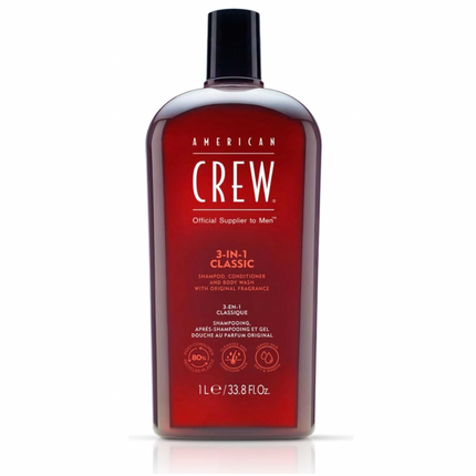American Crew Classic 3-in-1 Shampoo, Conditioner & Body Wash