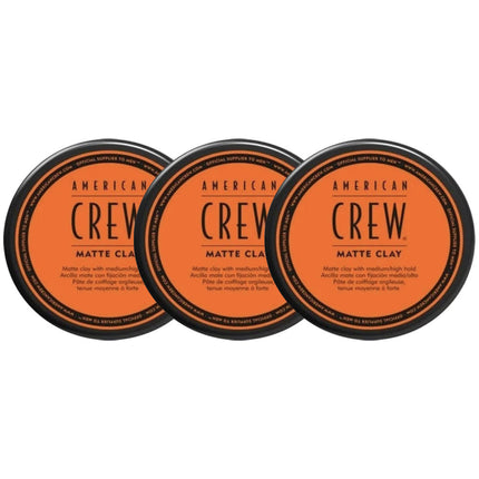American Crew Matte Clay 3-pack - 3x85g