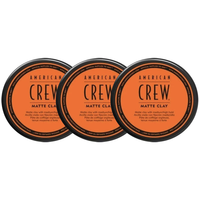 American Crew Matte Clay 3-pack - 3x85g
