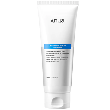 anua 8 Hyaluronic Acid Hydrating Gentle Foaming Cleanser - 150ml
