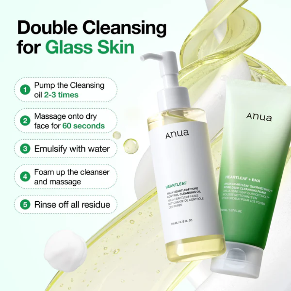 anua Heartleaf Quercetinol Cleansing Foam - 150ml