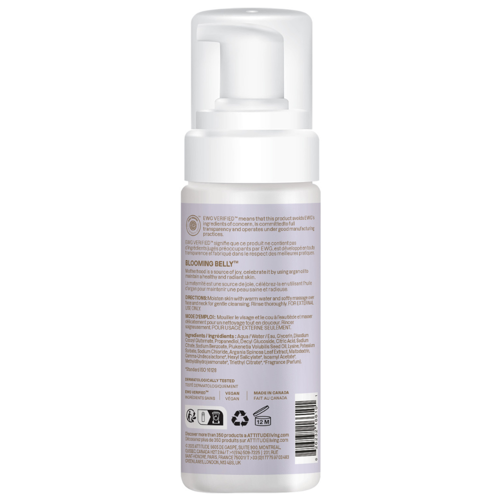 Attitude Blooming Belly Foaming Face Cleanser