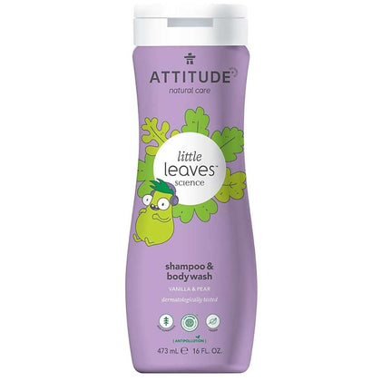 Attitude Little Leaves Kids Shampoo & Body Wash Vanilla & Pear - 473ml
