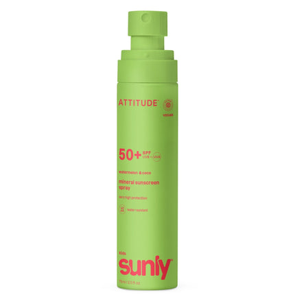 Attitude Sunly Sunscreen Spray Kids SPF50 Watermelon - 75ml