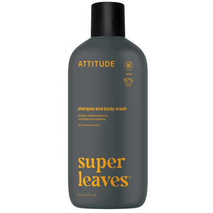 Attitude Super Leaves 2in1 Sport Shampoo & Body Wash - 473ml