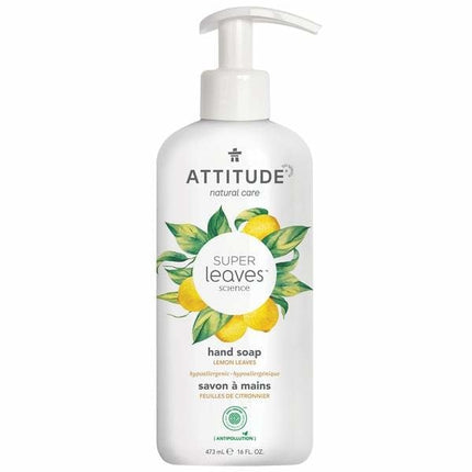 Attitude Super Leaves Hand Soap Lemon - 473ml