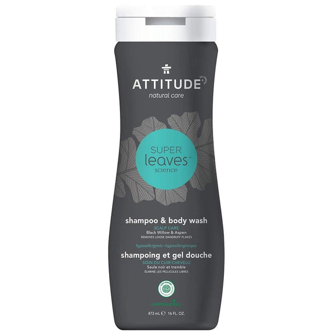 Attitude Super Leaves Scalp Care Shampoo & Body Wash - 473ml
