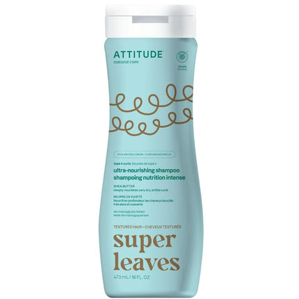 Attitude Super Leaves Shampoo Curl Ultra-Nourishing Type 4 - 473ml