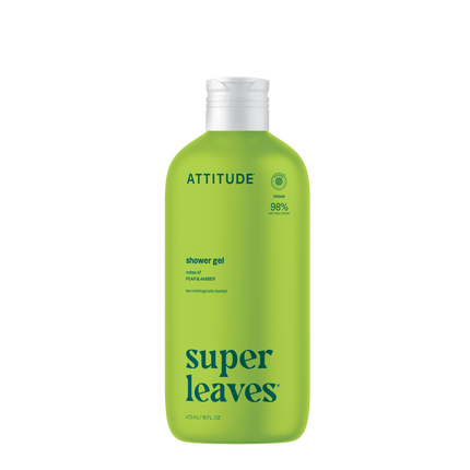 Attitude Super Leaves Shower Gel Soothing Pear & Amber - 473ml
