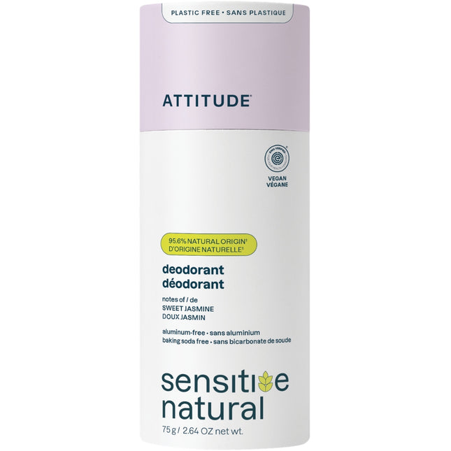Attitude Sweet Jasmine Baking Soda Free Deodorant - 75g