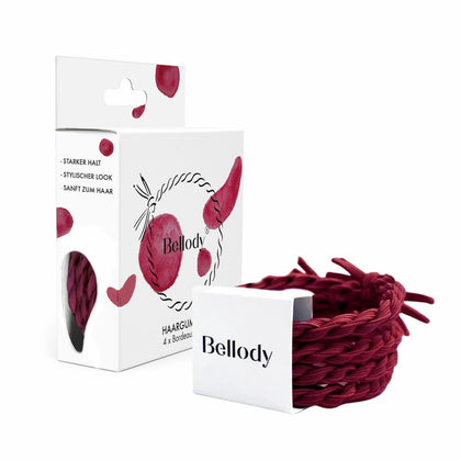 Bellody Haargummie Elastiek - Bordeauxrood