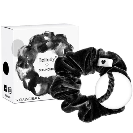 Bellody Scrunchie Haargummie - Classic Zwart