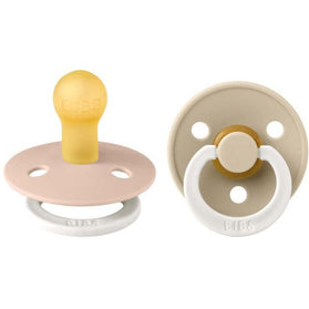 BIBS Colour 2 Pack - Blush/Vanilla NIGHT - Maat 3 Spenen