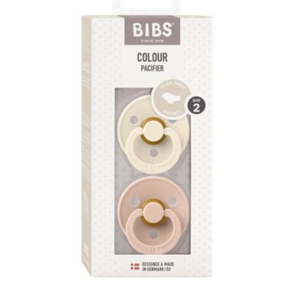 BIBS Colour 2 Pack - Ivory/Blush- Anatomisch Spenen