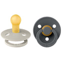 BIBS Colour 2 Pack - Sand/Iron Spenen Rond