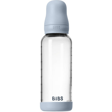 BIBS Glass Baby Bottle Latex Medium Flow  - 240ml
