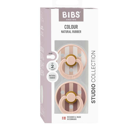 BIBS Studio Collectie - Block Blush mix spenen