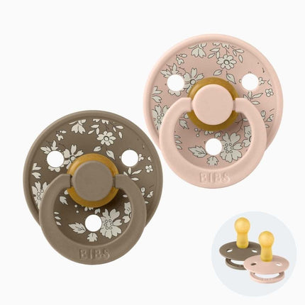 BIBS X Liberty 2-pack Spenen Capel/Blush Mix Spenen