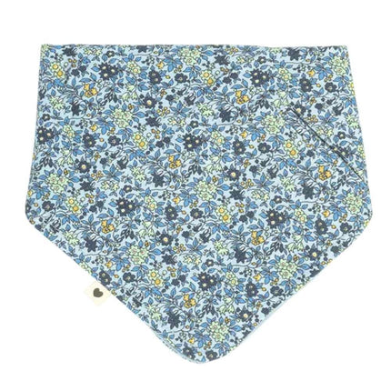 BIBS x Liberty Bandana slab - Chamomile Lawn Baby Blue
