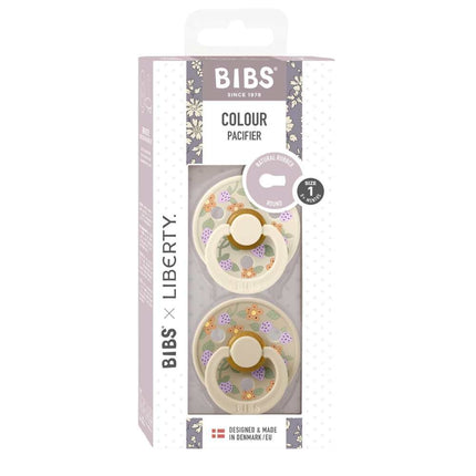 BIBS x Liberty Strawberries and Cream - Ivory Mix Fopspenen