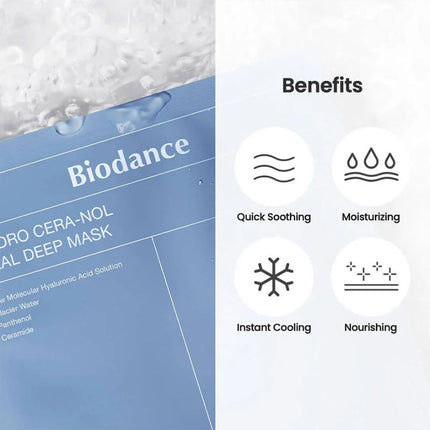 Biodance Hydro Cera-nol Real Deep Mask - 4pcs