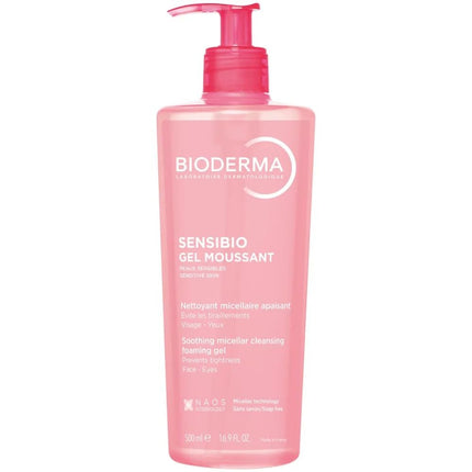 Bioderma Sensibio Soothing Micellar Cleansing Foaming Gel - 500ml