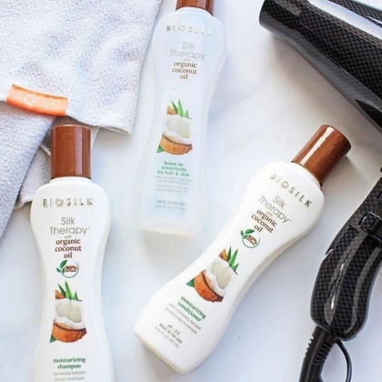 Biosilk Coconut Oil Treatment Set - 2x355+167ml