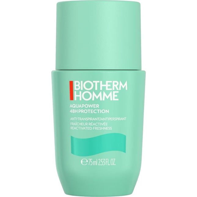 Biotherm Homme Aquapower Deo Roll-On Ice Cooling Effect / 48H Antiperspirant - 75ml