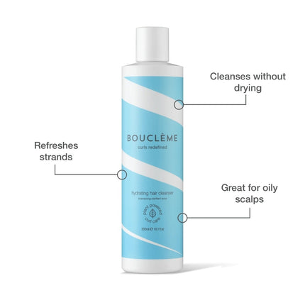 Bouclème Curls Redefined Hydrating Hair Cleanser Shampoo